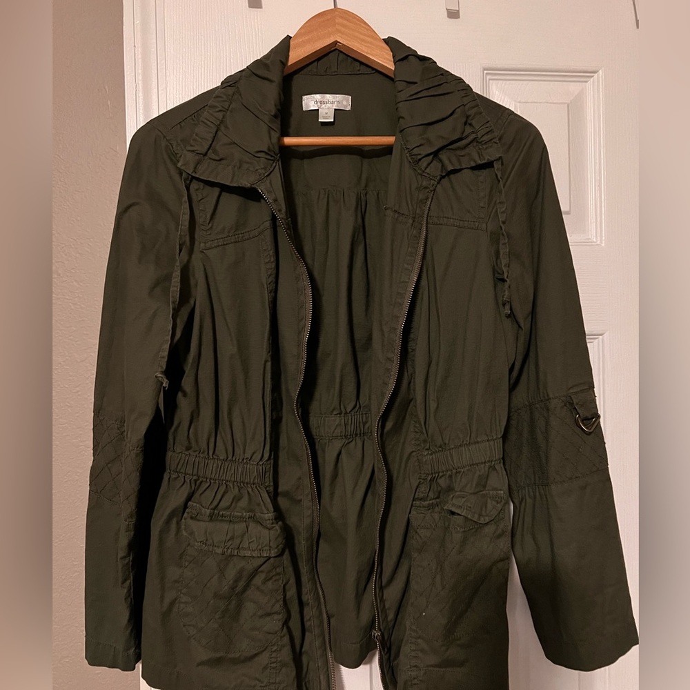 Army Green Bomber Jacket